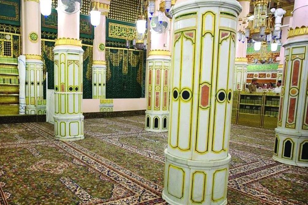 أساطين المسجد النبوي