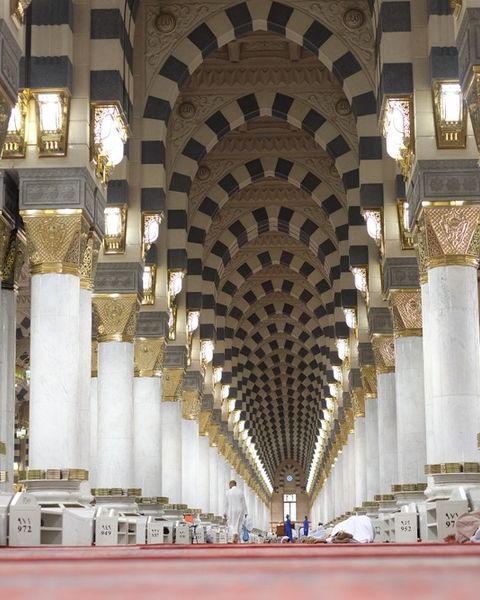 المسجد النبوي الشريف قديما