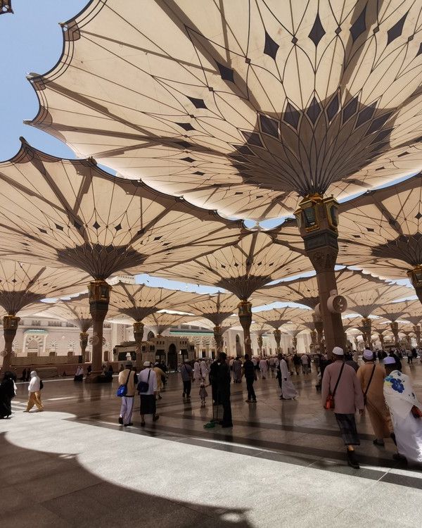مظلات المسجد النبوي
